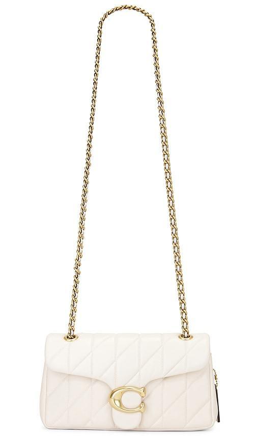 COACH Quilted Leather Tabby Shoulder Bag In Cream Product Image