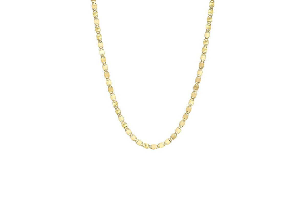 Zoe Lev 14K Yellow Gold Mirror Link Chain Necklace, 18 Product Image