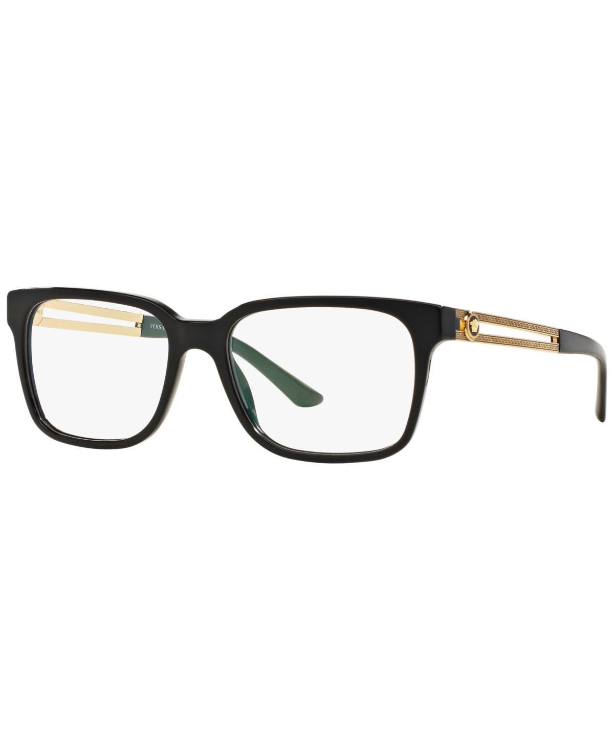 Versace VE3218 Mens Square Eyeglasses - Black Product Image