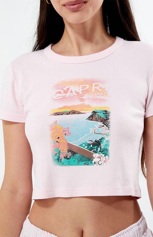 Women's Visit Capri Italy Baby T-Shirt Product Image