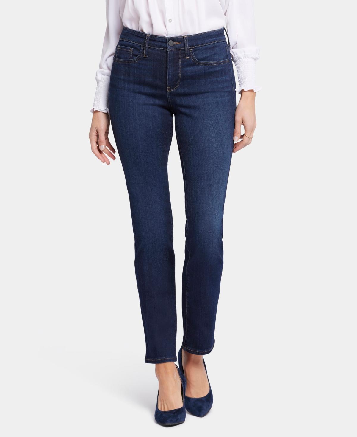 NYDJ Sheri Slim Mid Rise Stretch Denim Jeans Product Image