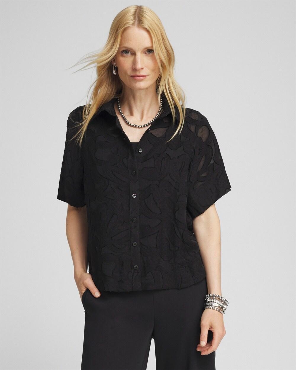 Women's Burnout Short Sleeve Shirt Product Image