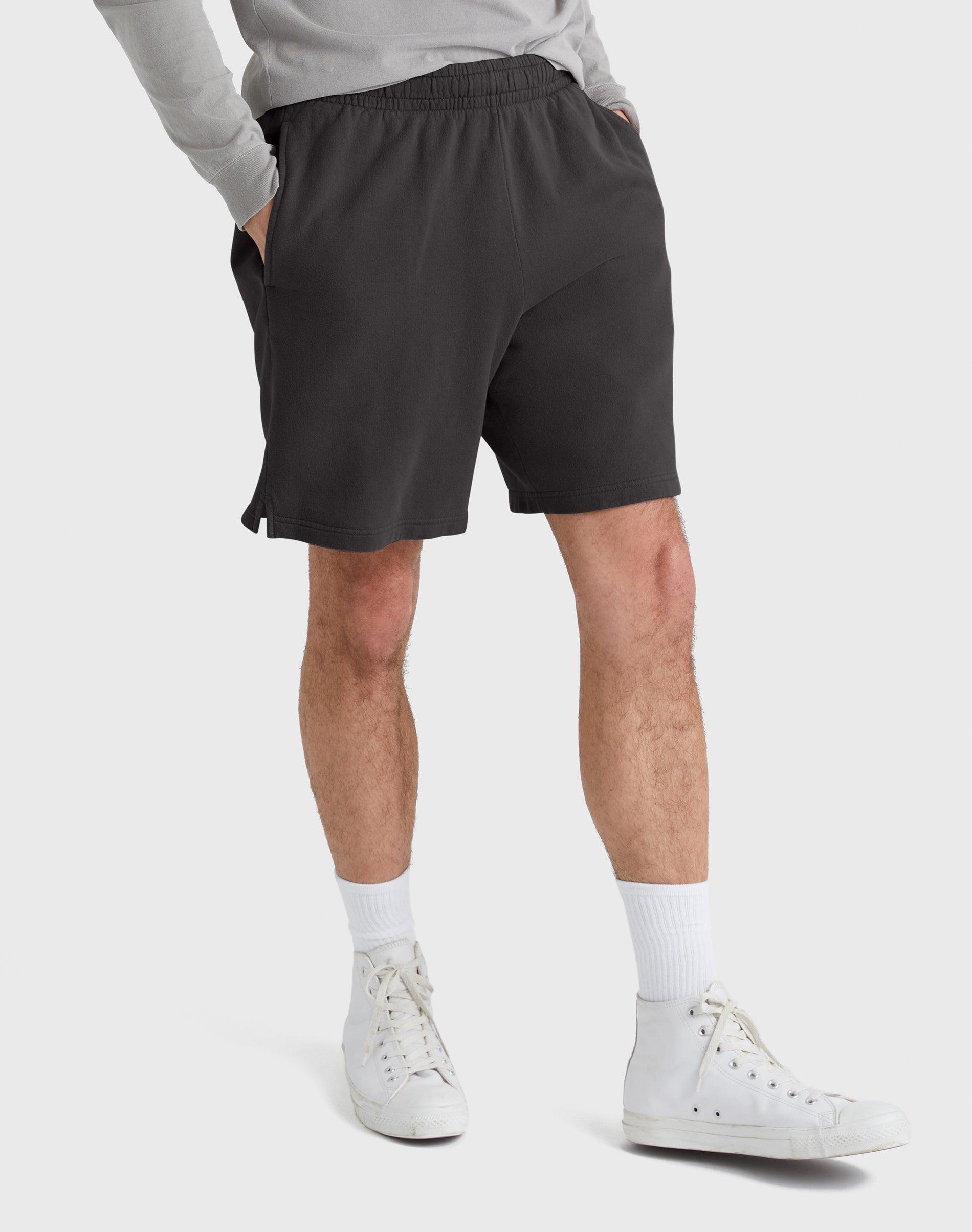 Mens Hanes Originals Garment Dyed 8 Sweat Shorts Product Image