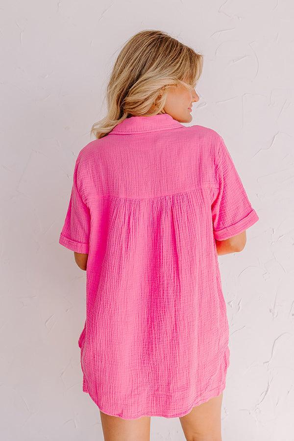 Coastal Bliss Top In Pink Product Image