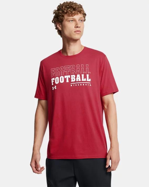 Men's UA Performance Cotton Collegiate T-Shirt Product Image