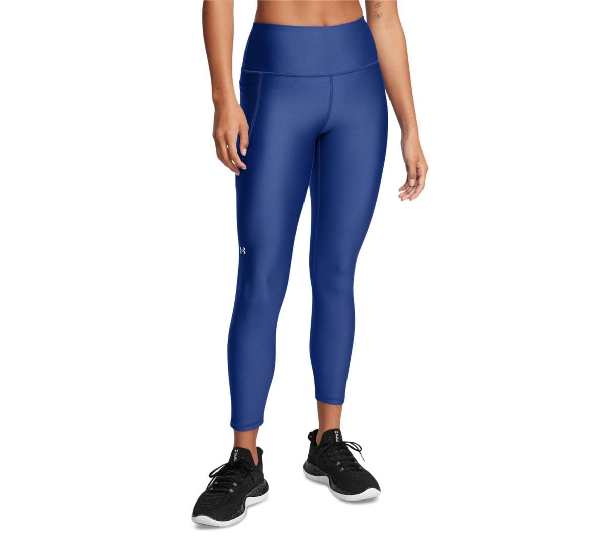 Under Armour Womens HeatGear High-Rise Full Length Leggings - Black / Product Image