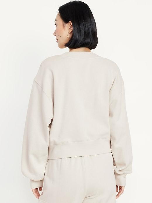 SoComfy Oversized V-Neck Sweatshirt Product Image