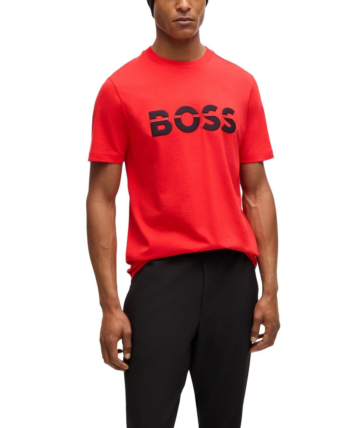 Boss by Hugo Boss Mens Logo Regular-Fit T-Shirt Product Image