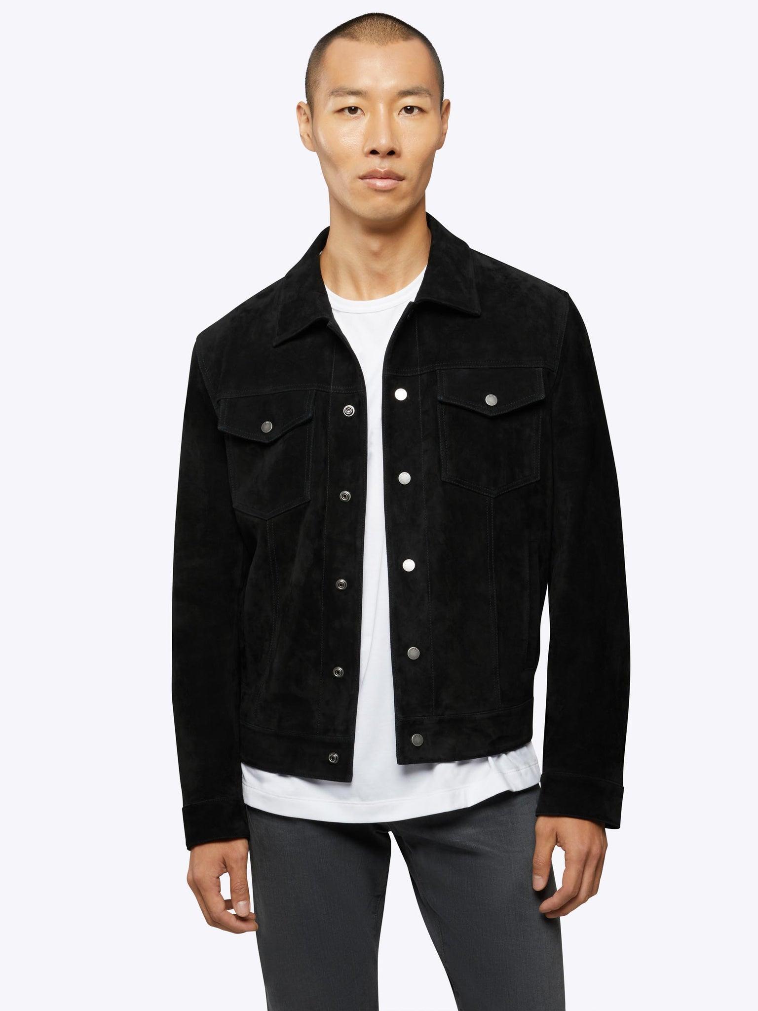 Culver Suede Jacket | Jaguar Classic-Fit Product Image