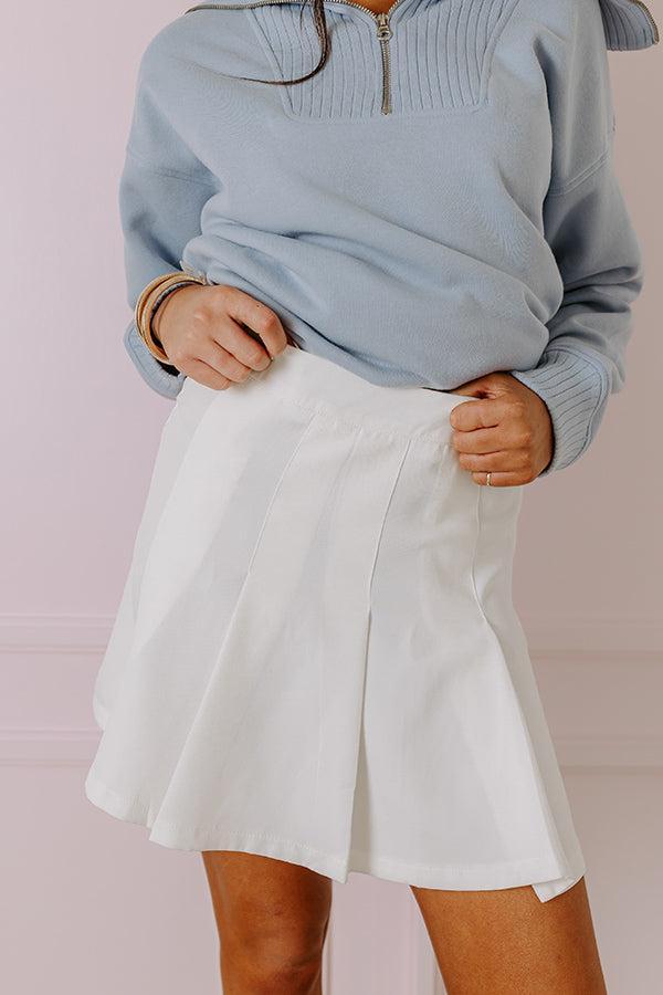 Clever Moment Skirt In Ivory Product Image