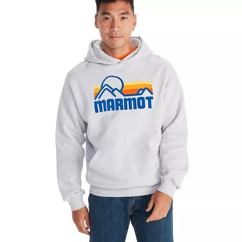 Marmot Coastal Hoodie (Light Grey Heather) Men's Sweatshirt Product Image