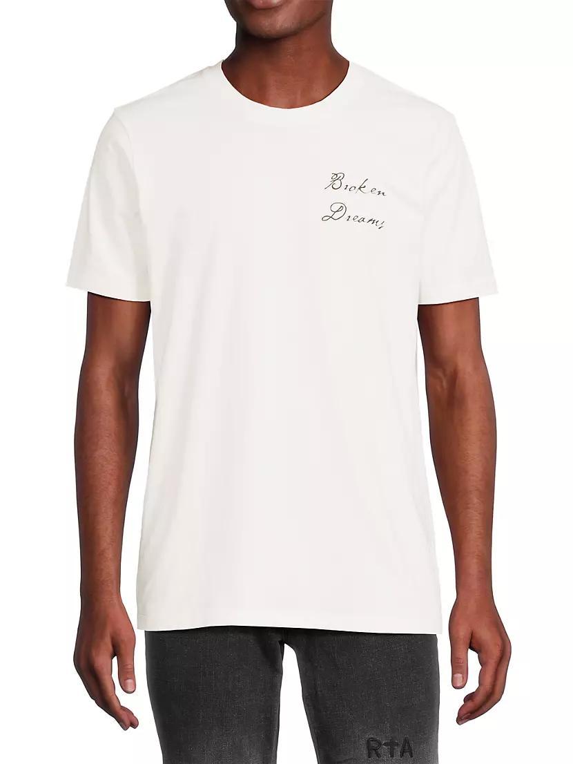 Broken Dreams Liam Logo Cotton T-Shirt Product Image