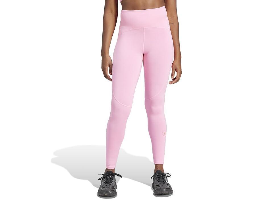 adidas by Stella McCartney TrueStrength Yoga 7/8 Tights HR2195 (Soft Almond) Women's Casual Pants Product Image