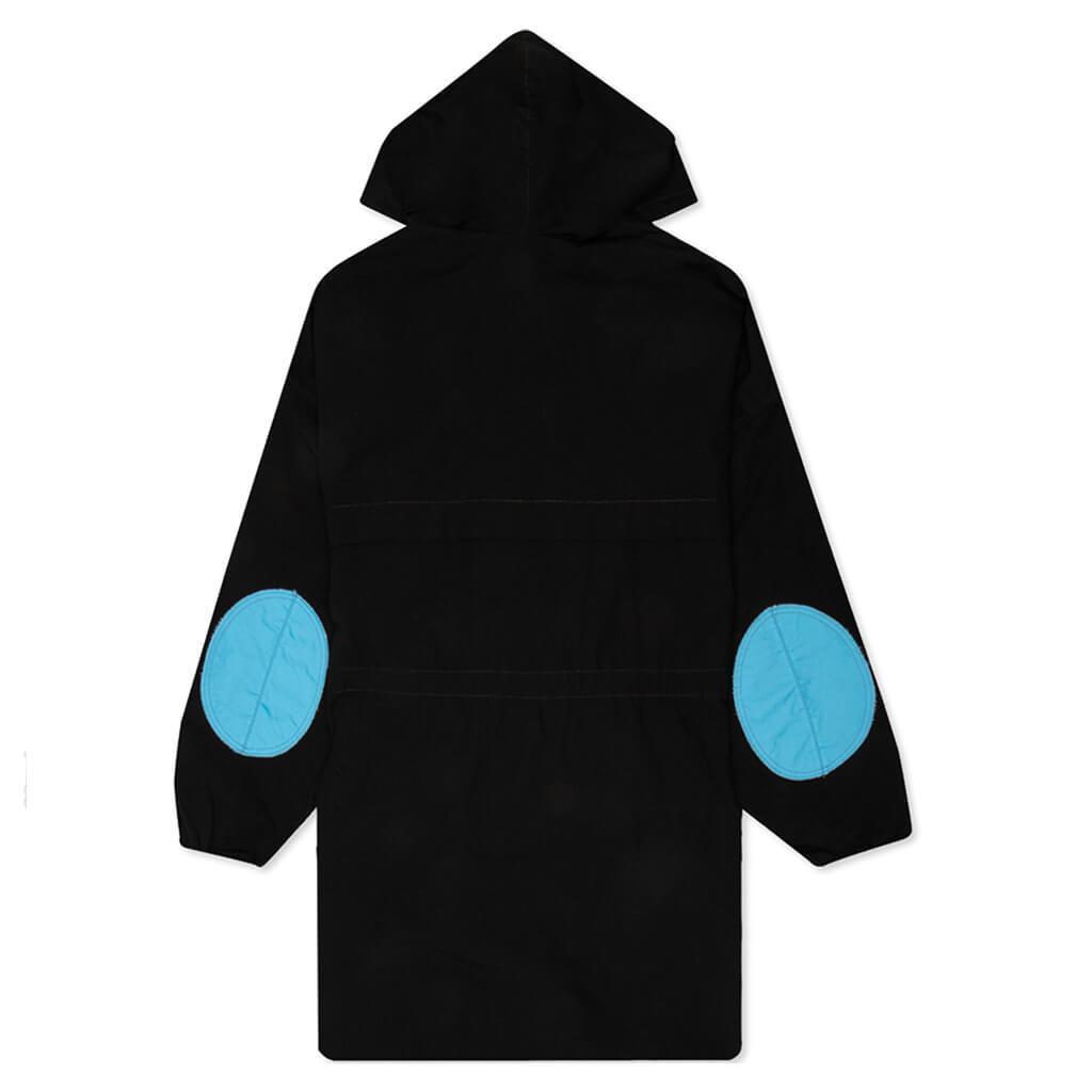 Hooded Down Jacket - Black Male Product Image