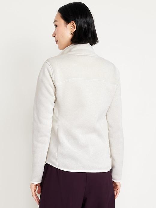 Fleece-Knit Zip Jacket Product Image