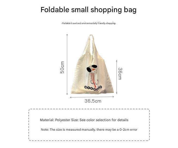 Dog Foldable Shopper Bag (Various Designs) Product Image