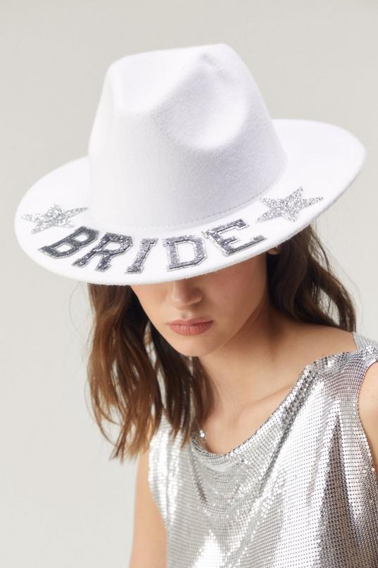 Glitter Bride Cowboy Hat product image