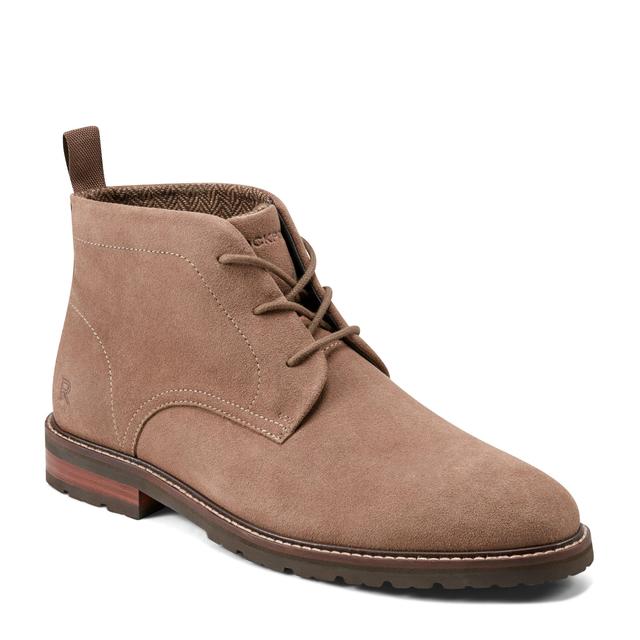 Men's Caspe Lace-up Almond Toe Casual Boots Product Image