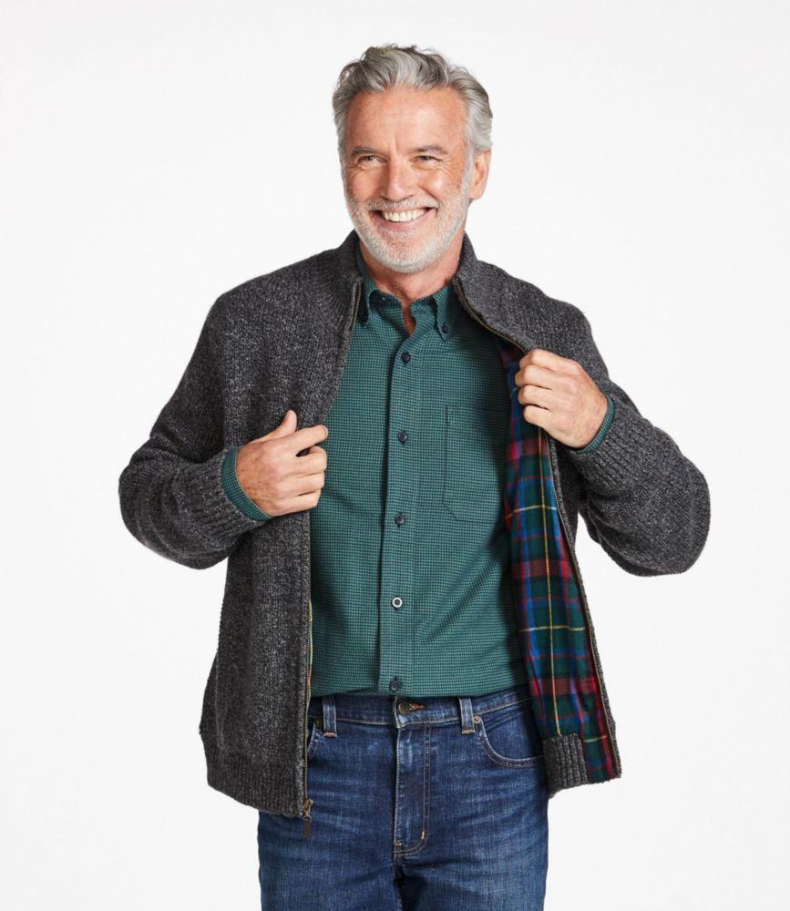 
                            Men's L.L.Bean Classic Ragg Wool Sweater, Full-Zip Flannel-Lined
                         Product Image