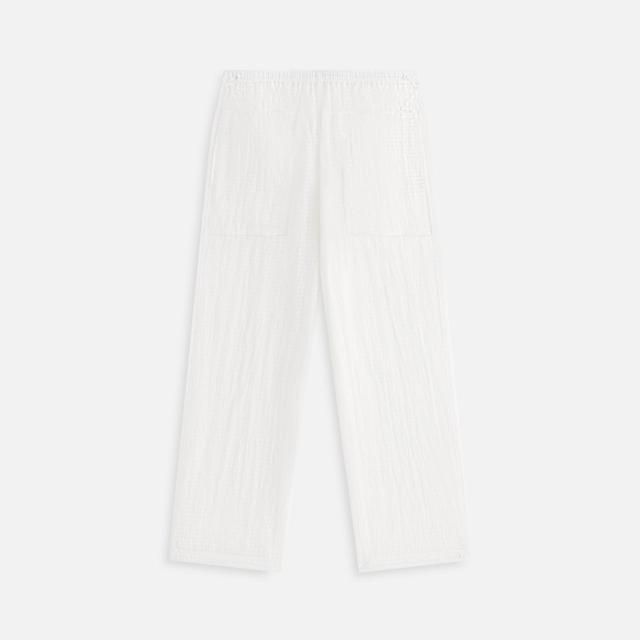 Kith Women Kavi Sheer Monogram Pant - White Female Product Image