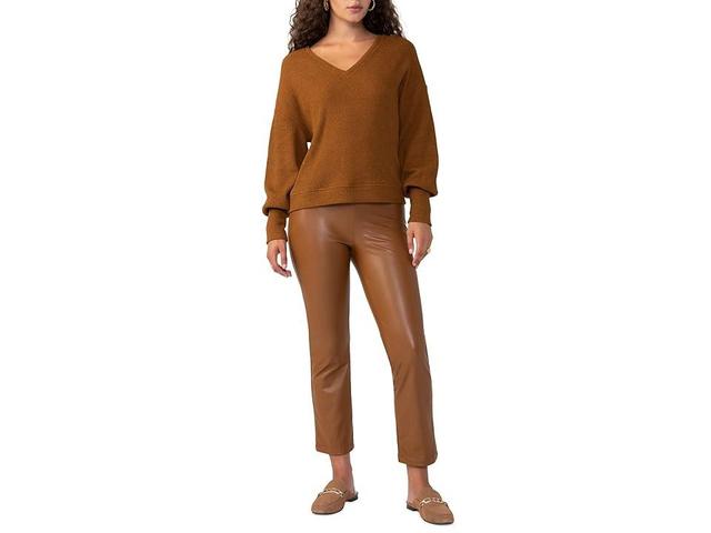 Sanctuary Highline Waffle Top (Spice) Women's Clothing Product Image