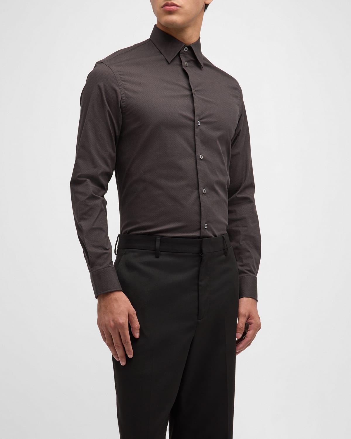 Mens Cotton-Blend Button-Front Shirt Product Image