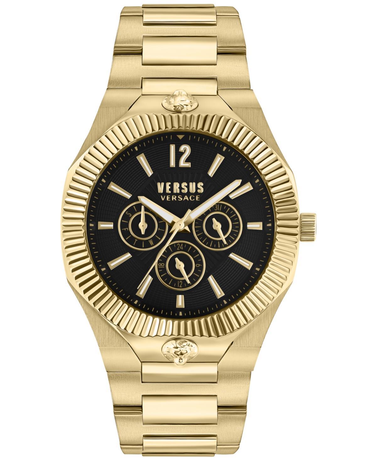 Versus Versace Mens Echo Park Gold Ion Plated Bracelet Watch 42mm Product Image