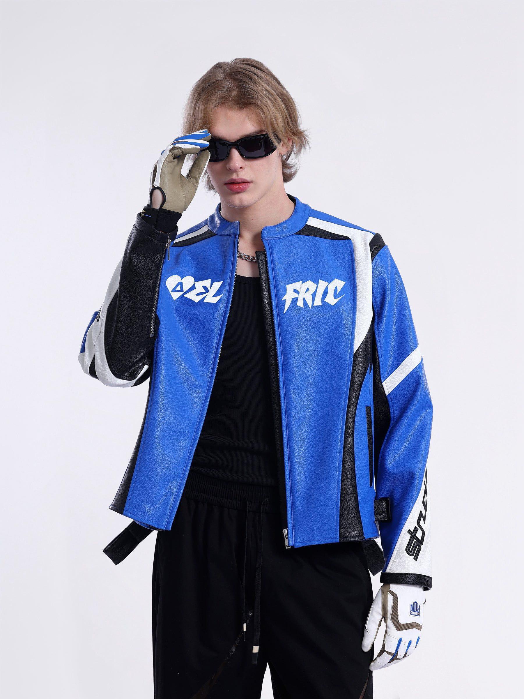 Aelfric Eden Color Blocking Racing Jacket Product Image