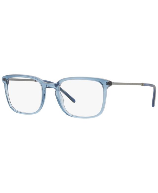 Dolce & Gabbana DG3349 Mens Square Eyeglasses - Blue Product Image