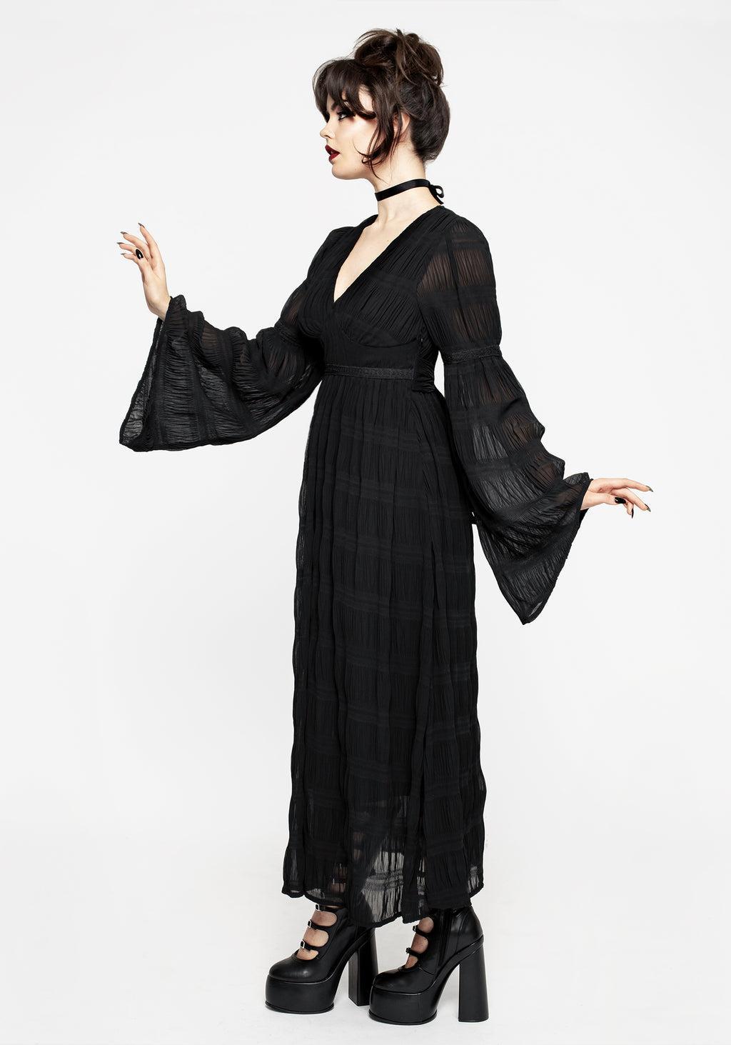 Deirdre Flute Sleeve Maxi Dress Product Image