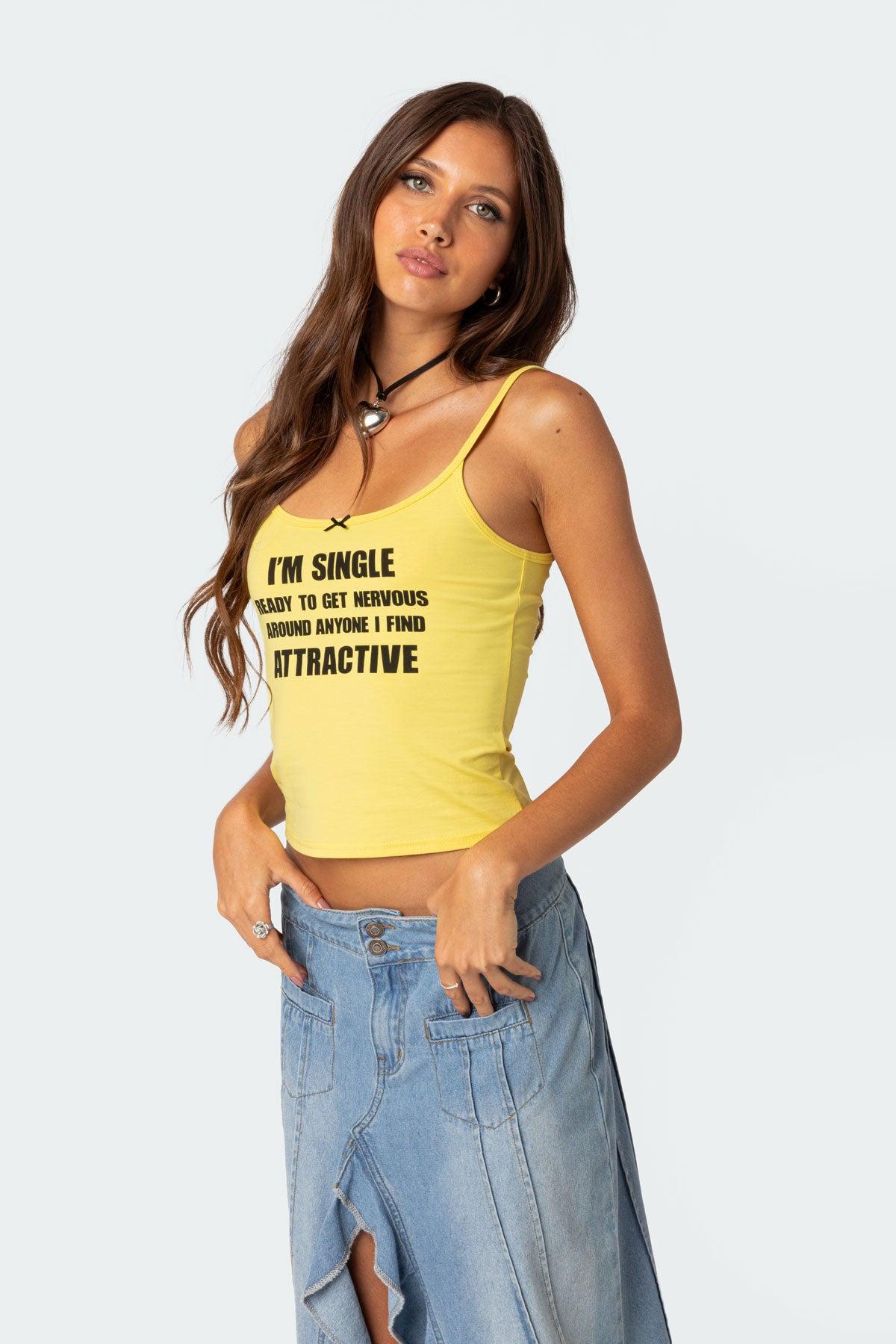 I'M Single Tank Top Product Image