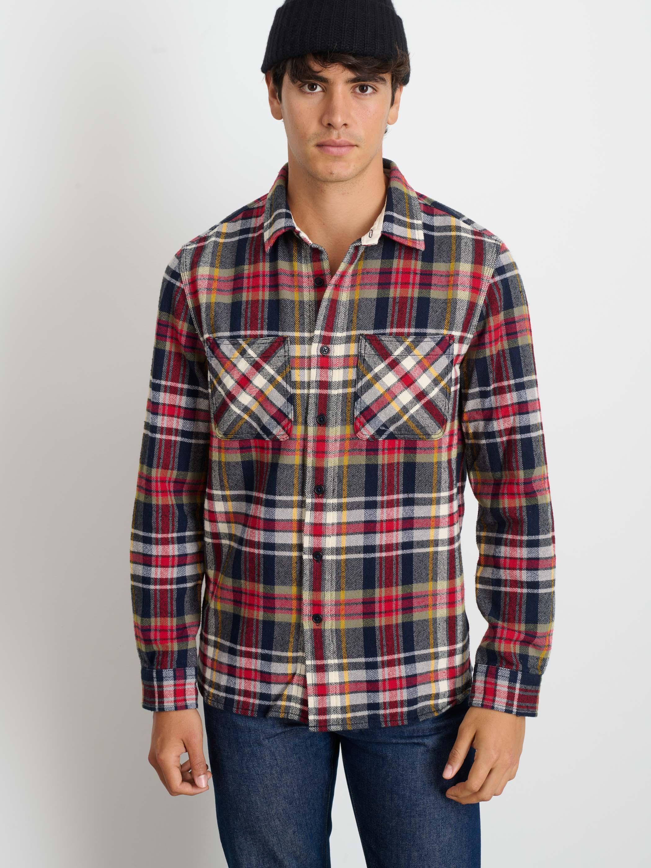 Chore Shirt In Vintage Wash Flannel Male Product Image