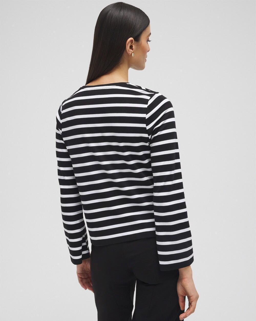 Striped Long Sleeve Tee Product Image