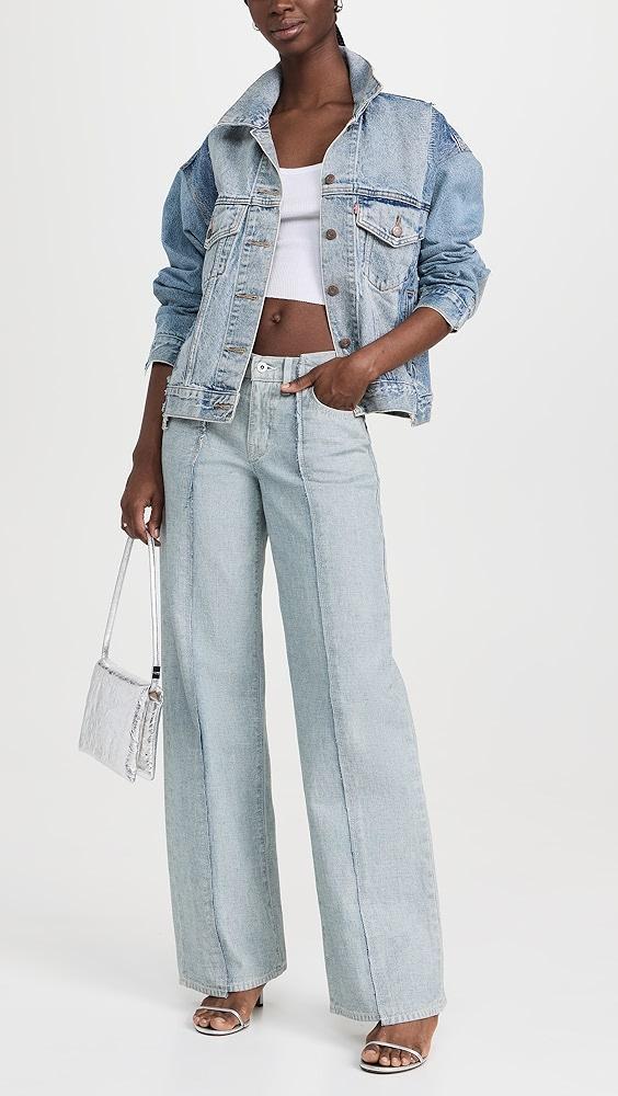 SLVRLAKE Re-Work Mica Paneled Reverse Jeans | Shopbop Product Image