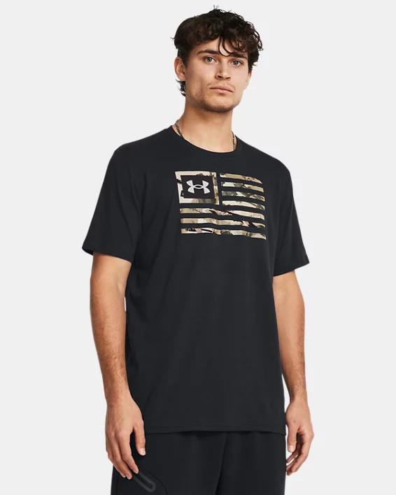 Mens UA Freedom Flag Printed T-Shirt Product Image