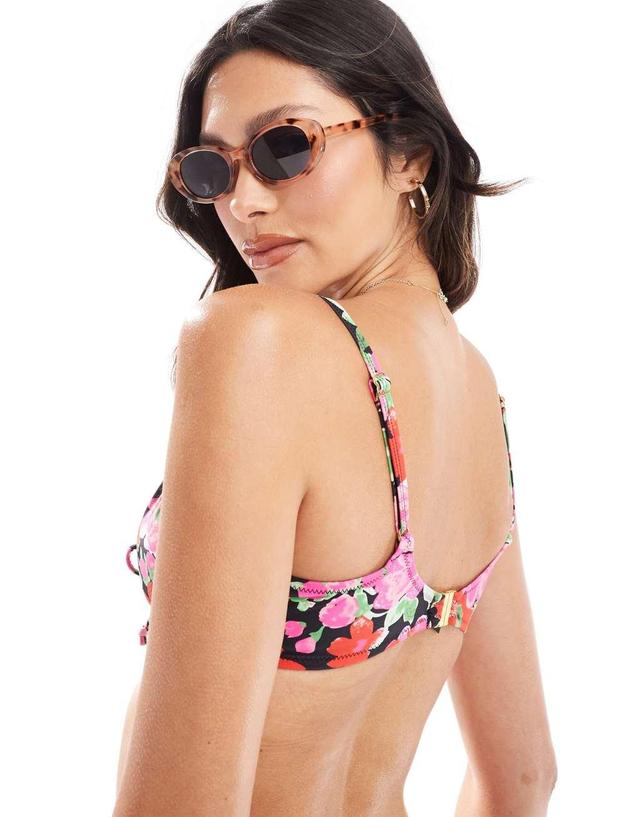 Boux Avenue floral underwire bikini top Product Image