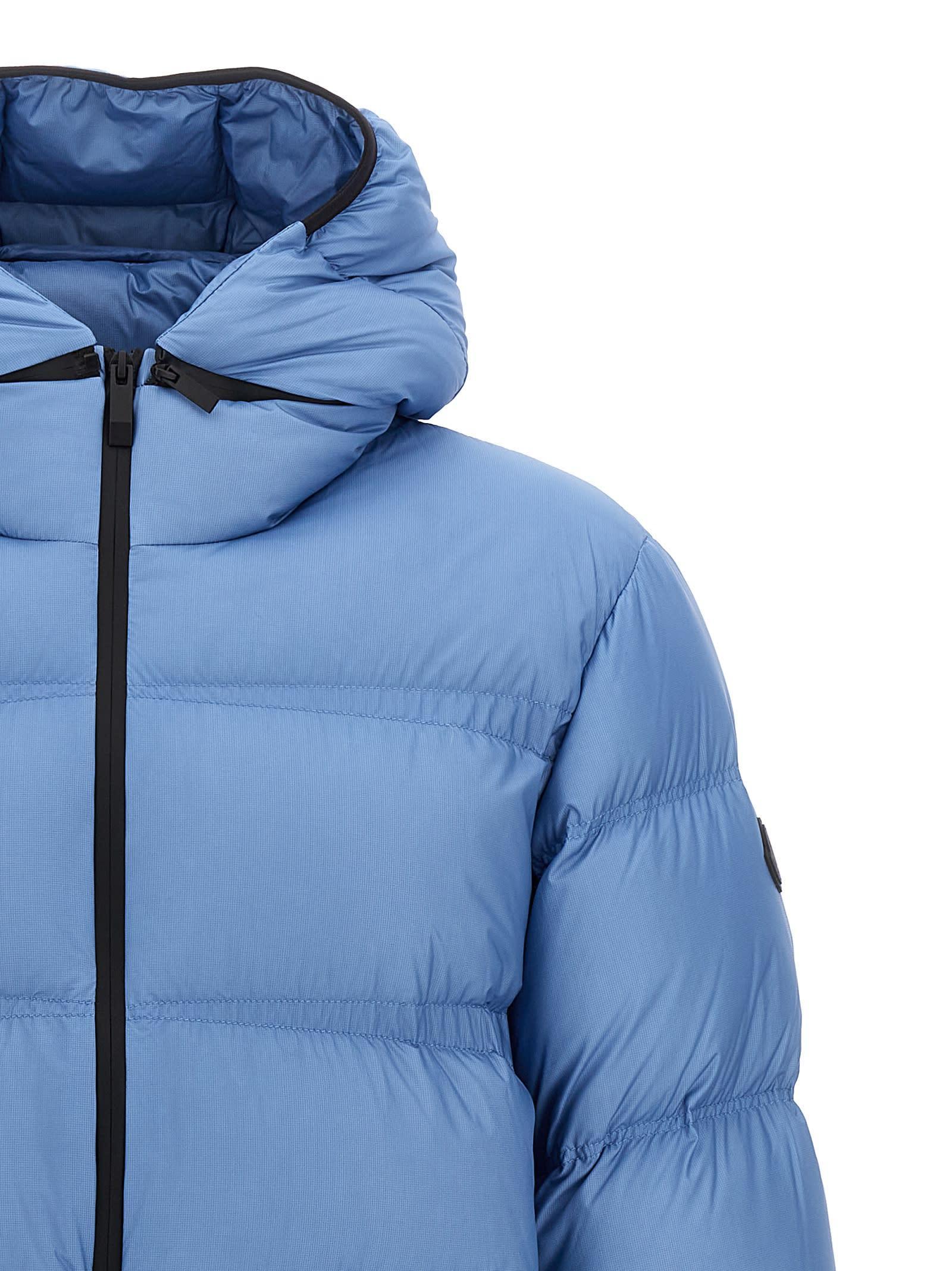 MONCLER Down Jacket In Blue Product Image