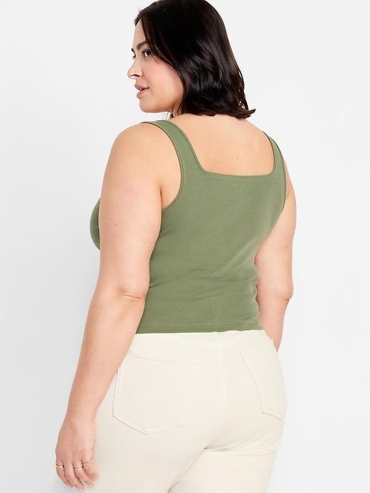 Ultra-Cropped Rib-Knit Tank Top product image