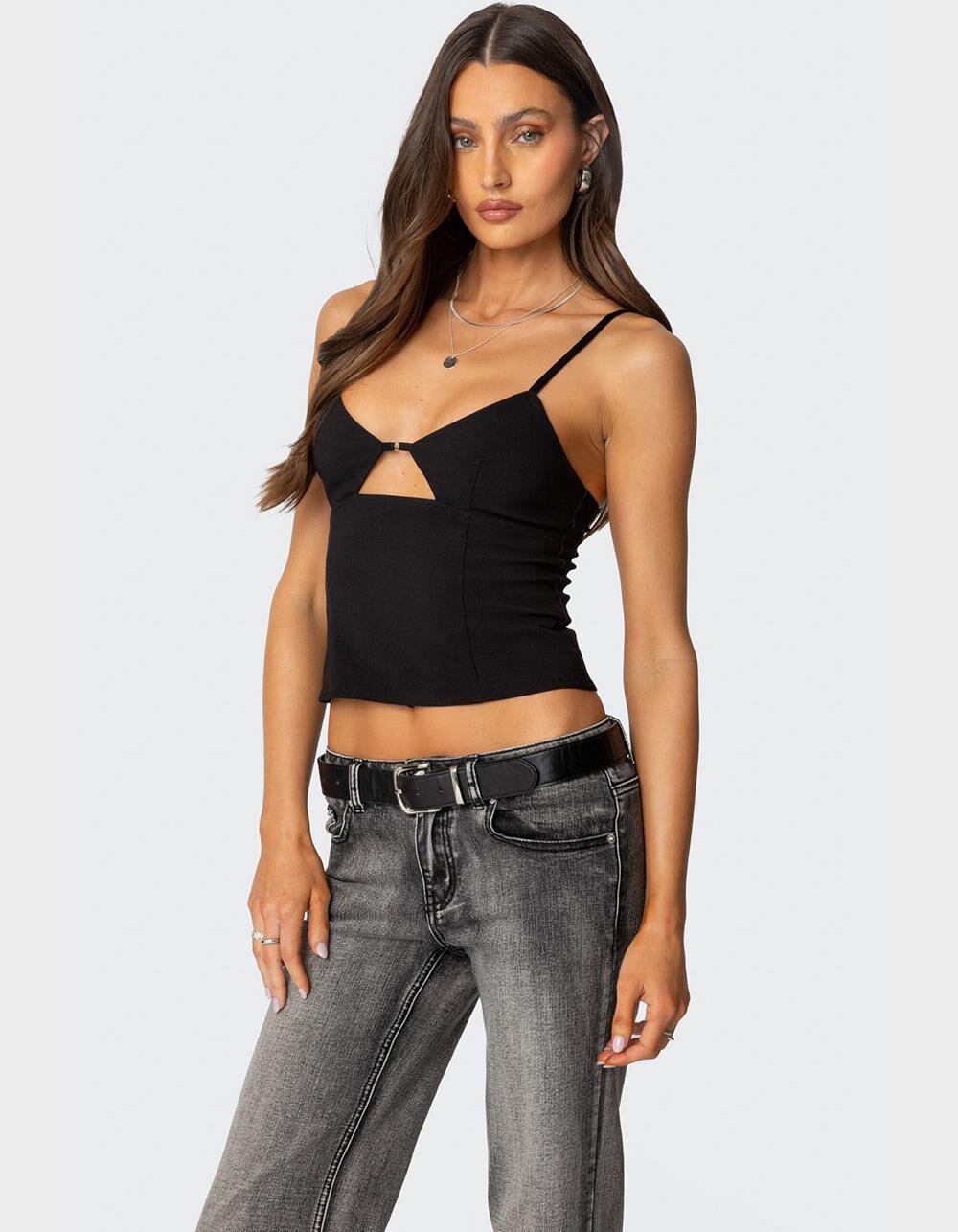 EDIKTED Liana Cut Out Tank Top Product Image