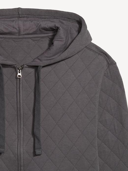 Quilted Full-Zip Sweatshirt Product Image