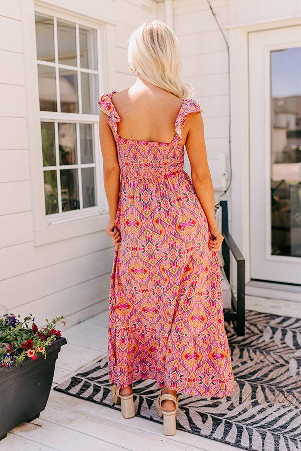 Savannah Estate Smocked Maxi Dress Product Image