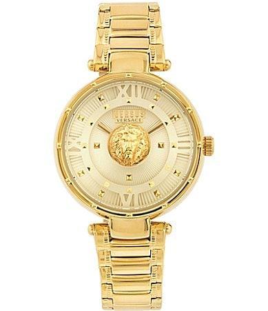 Versace Versus By Versace Womens Moscova Analog Gold Tone Stainless Steel Bracelet Watch Product Image