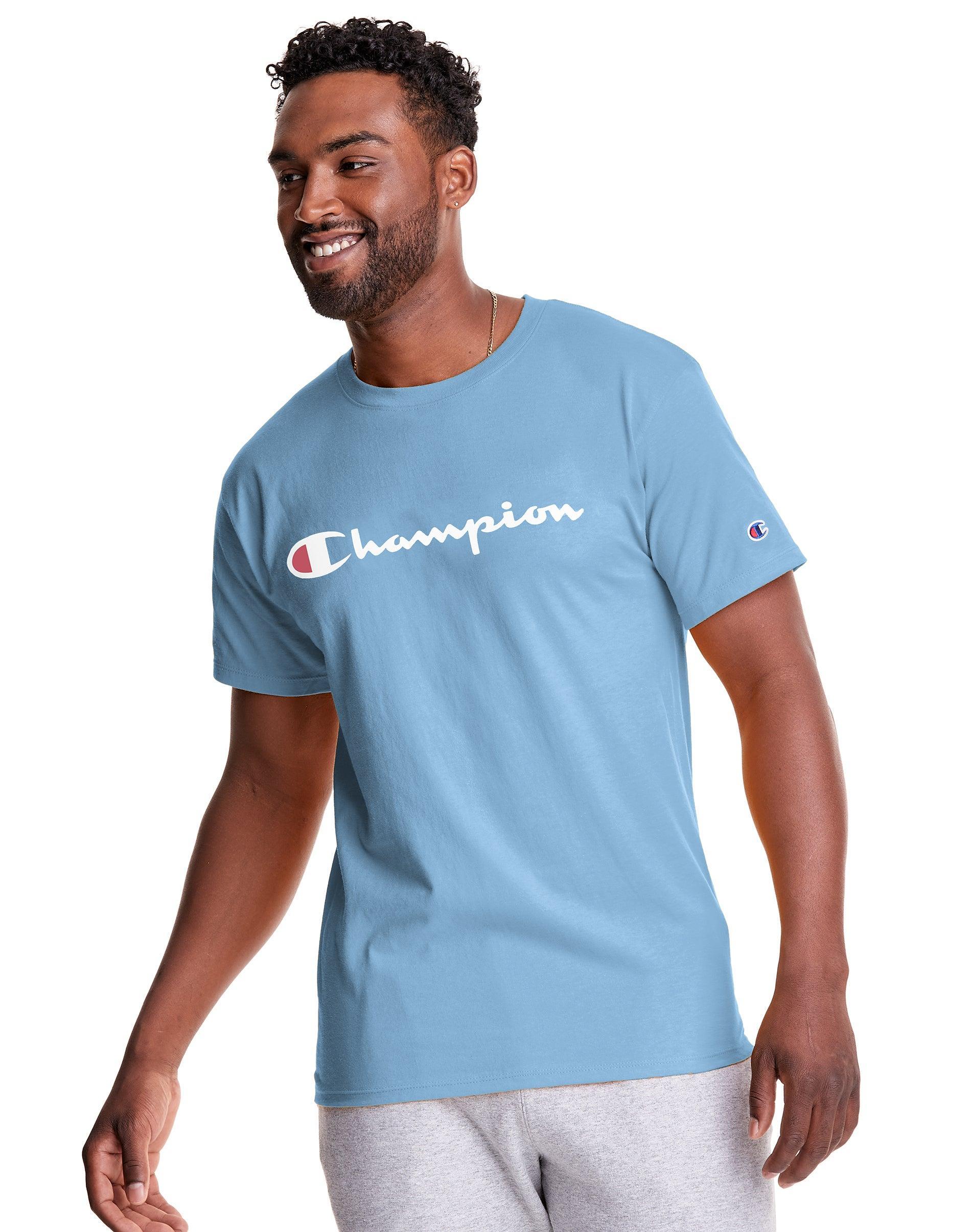 Champion Mens Script Logo T-Shirt Product Image