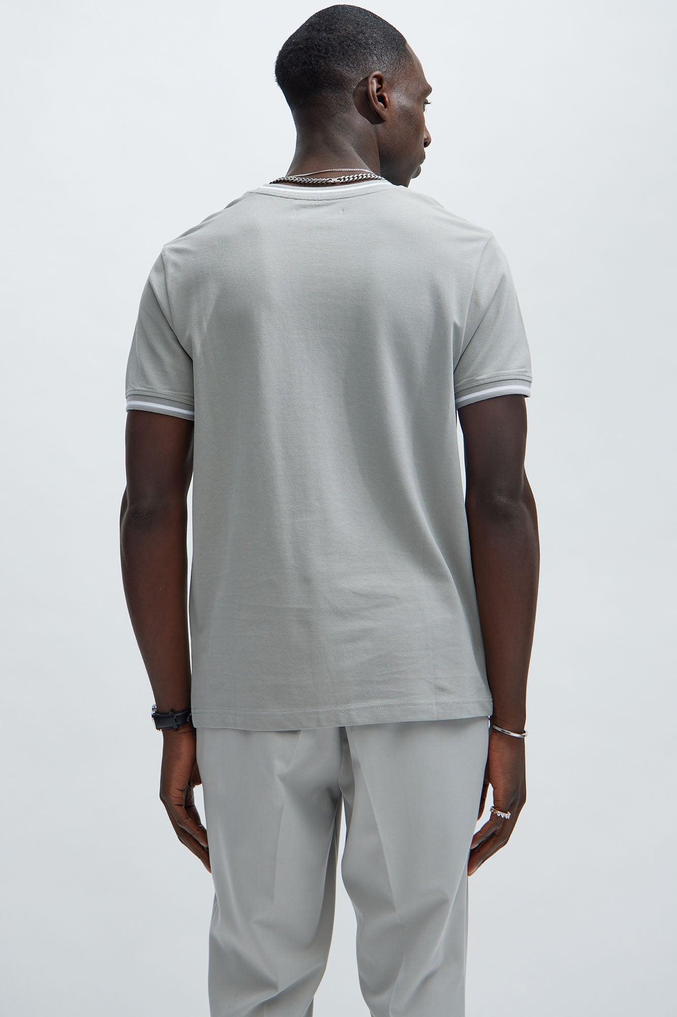 Jaxon Short Sleeve Tee - Grey Product Image