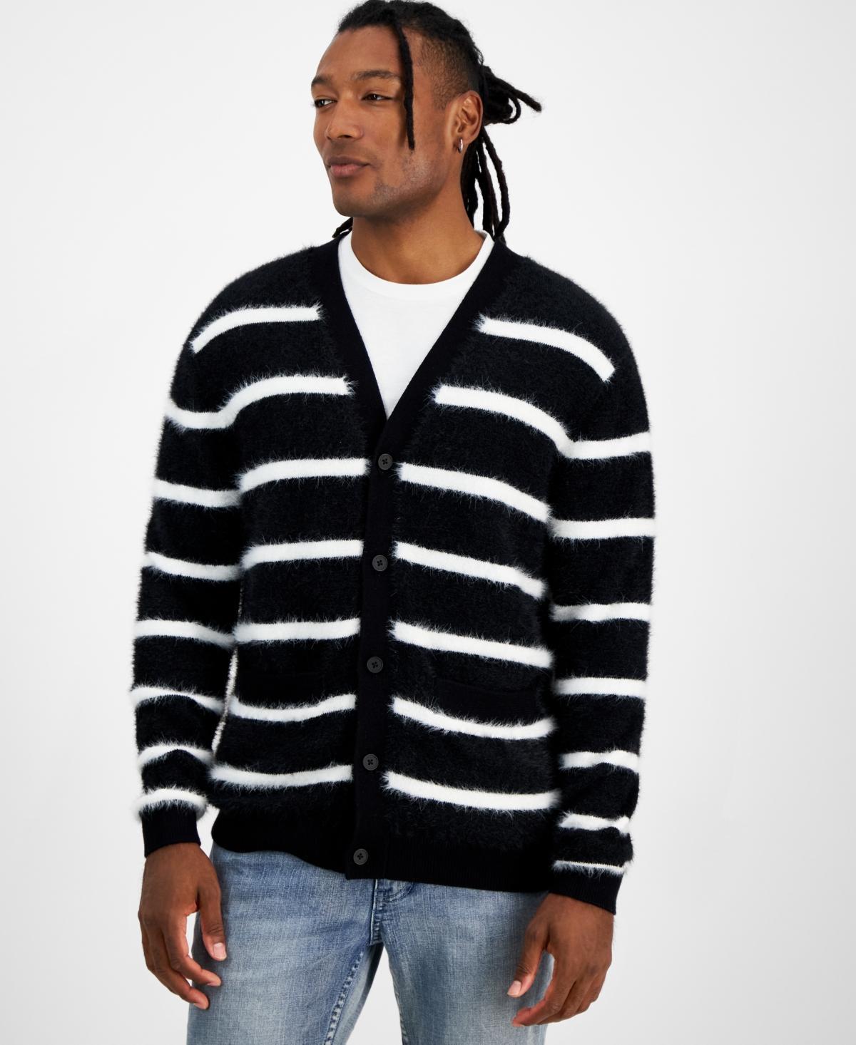 I.n.c. International Concepts Mens Tyler Regular-Fit Striped Cardigan, Created for Macys Product Image