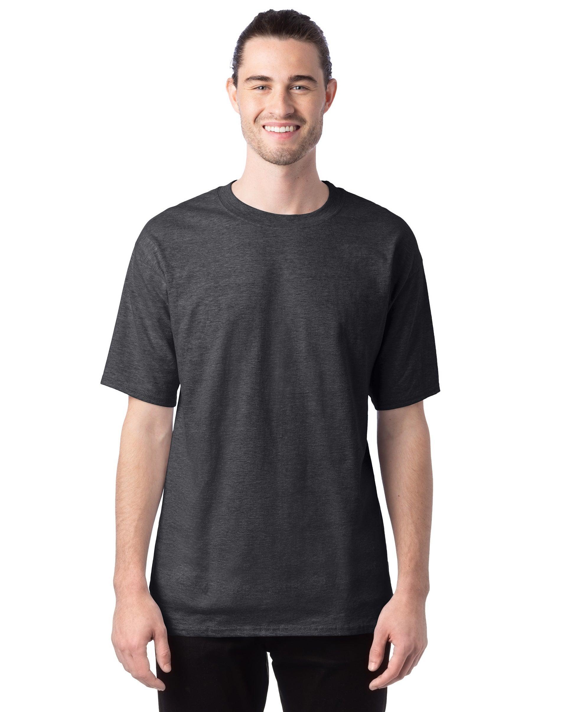 Mens Hanes Beefy Heavyweight Tee Grey Gray Product Image