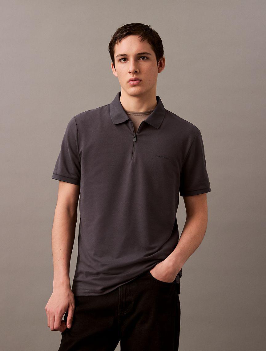 Tech Zip Polo Shirt Product Image