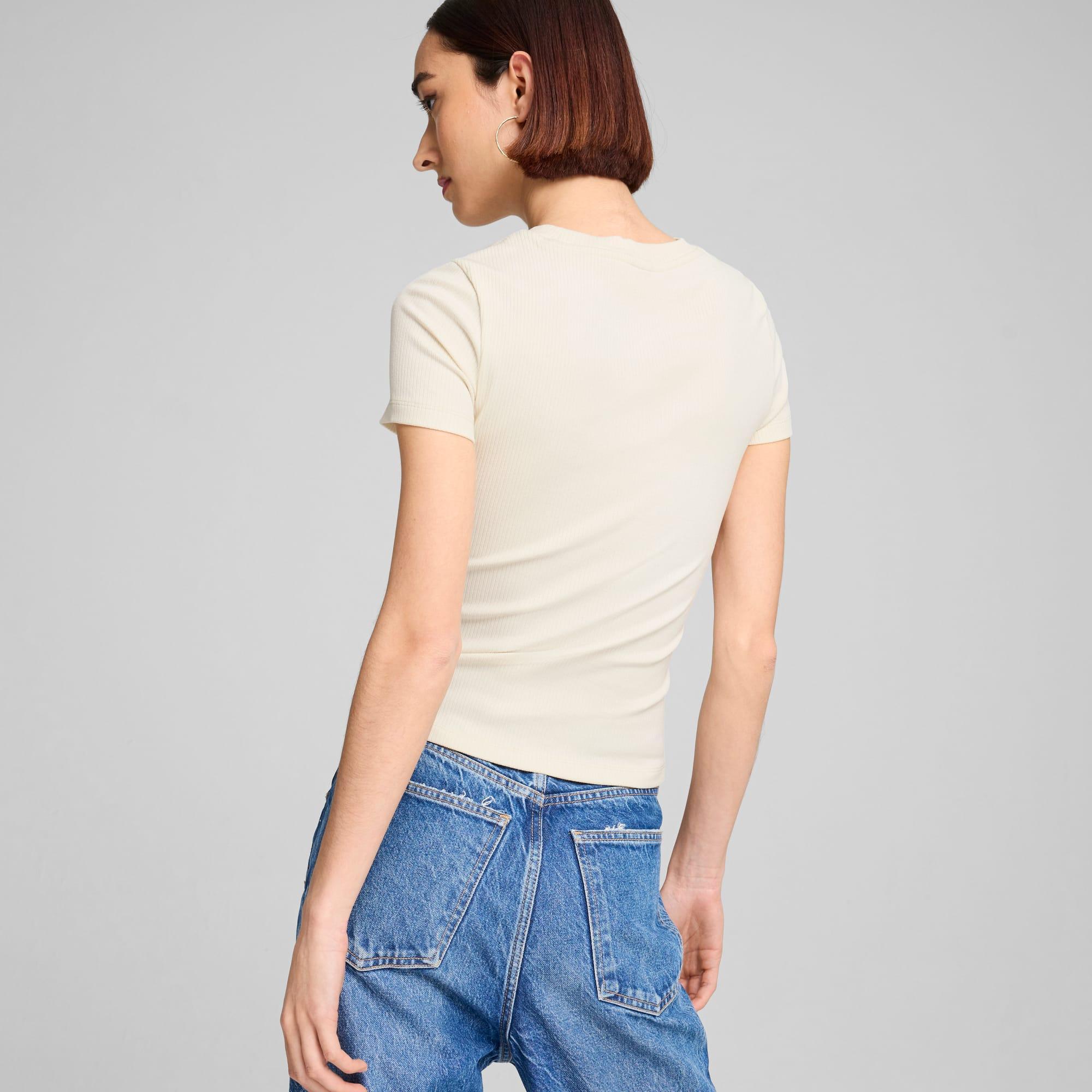 CLASSICS Ribbed Slim Tee Women Product Image