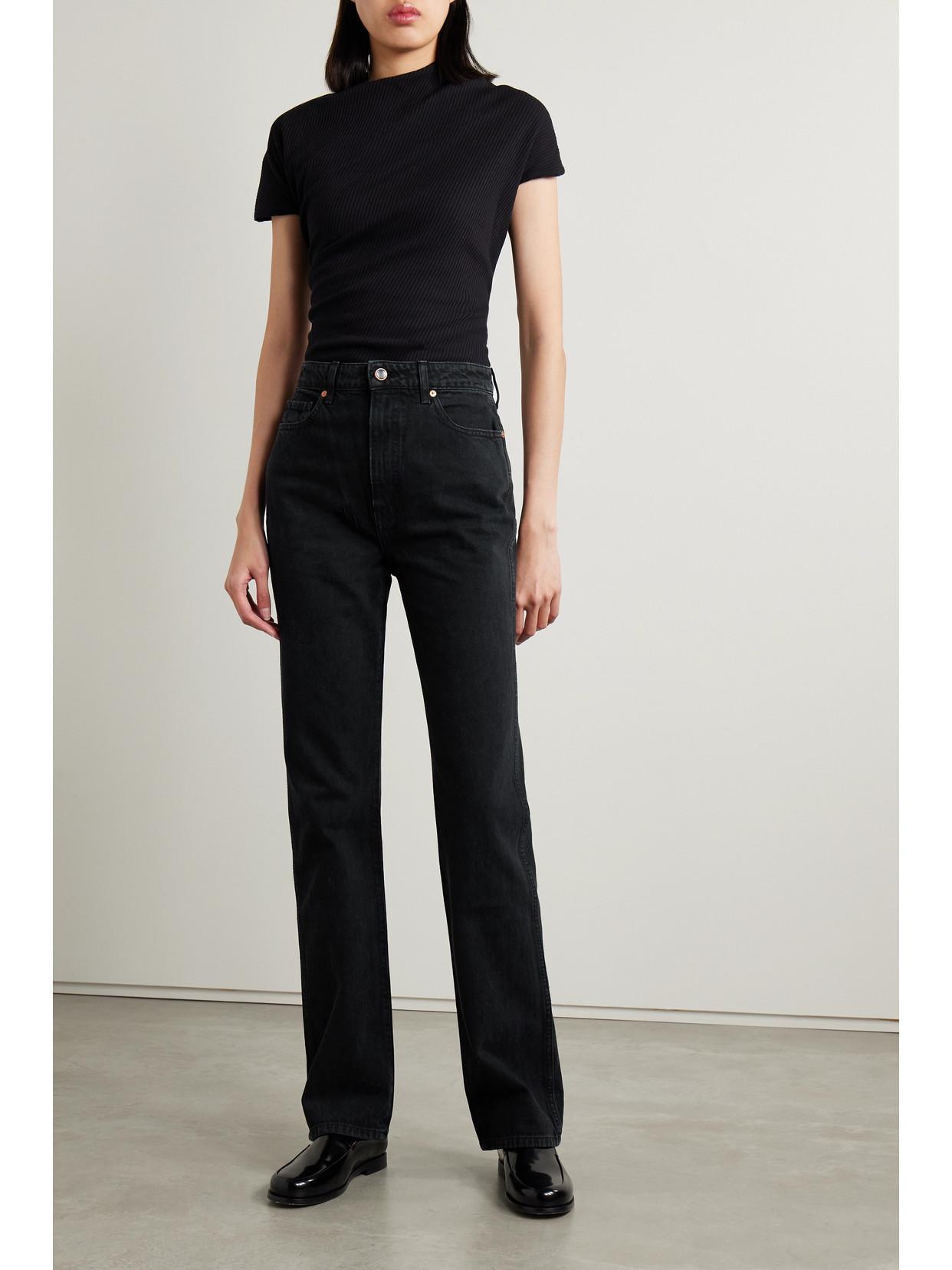 Abigail Cropped High-rise Straight-leg Jeans In Prescott Product Image