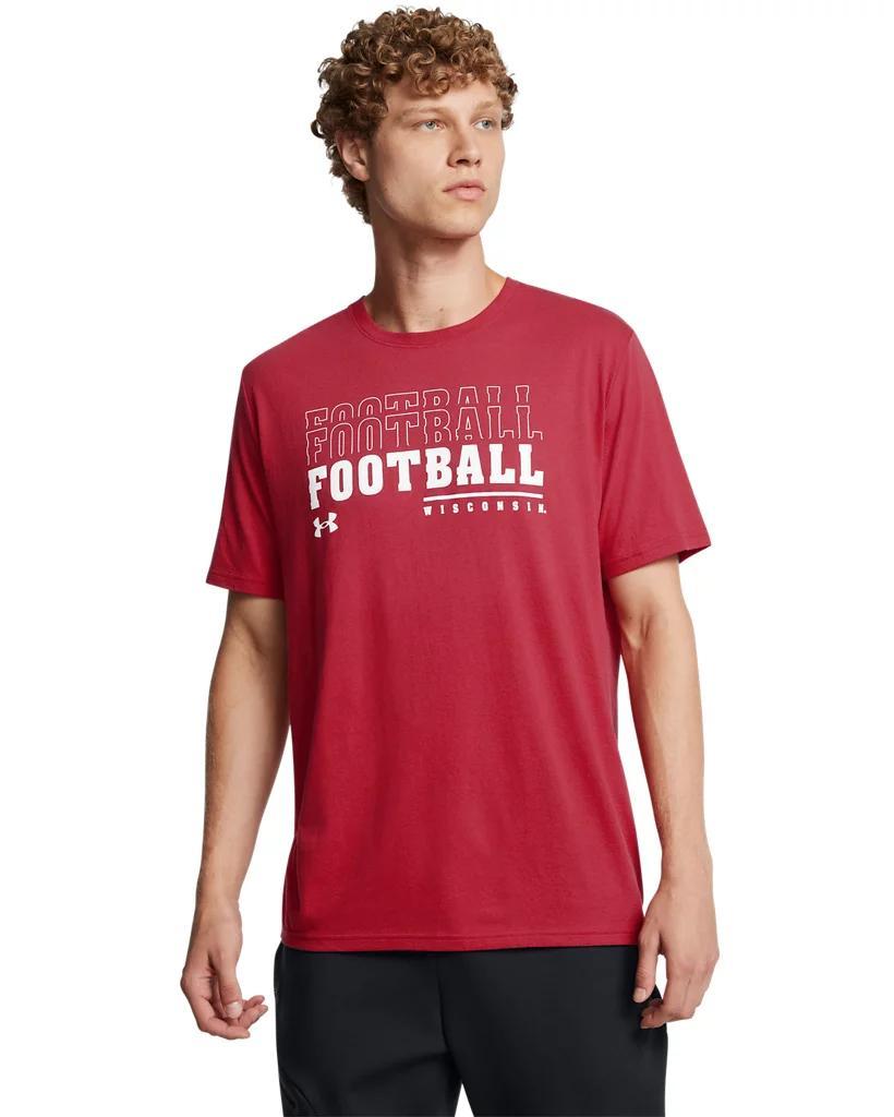 Men's UA Performance Cotton Collegiate T-Shirt Product Image